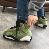 Zapatillas de andar por casa Nike Air Jordan 6 Retro Olive x Travis Scott - iPantuflas.com